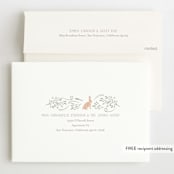 "Hop on Over II" - Children's Birthday Party Invitations in Mint by Hallie Fischer - FREE Recipient Addressing