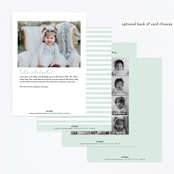 "balloons in two" - Children's Birthday Party Invitations in Sky by Angela Garrick - Back of Card Options