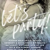 "Rainbow Photo" - Children's Birthday Party Invitations in Sherbet by Jessie Steury - Detail