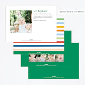 "This Guy" - Children's Birthday Party Invitations in Spectrum by Baumbirdy - Back of Card Options