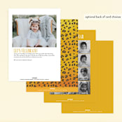 "Zoo" - Children's Birthday Party Invitations in Tiger by Kelly Nasuta - Back of Card Options
