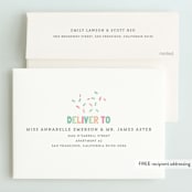 "Pinata" - Children's Birthday Party Invitations in Seafoam by Keen Peachy - FREE Recipient Addressing