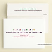"This Gal" - Children's Birthday Party Invitations in Fuchsia by Baumbirdy - FREE Recipient Addressing