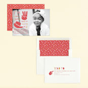 "i'm this many" - Children's Birthday Party Invitations in Coral by Kelly Kirkbride - Assembled