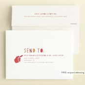 "i'm this many" - Children's Birthday Party Invitations in Coral by Kelly Kirkbride - FREE Recipient Addressing