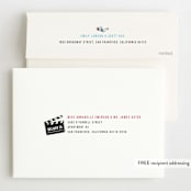"Anaglyph 3D" - Children's Birthday Party Invitations in Obsidian by Felix Grapes - FREE Recipient Addressing