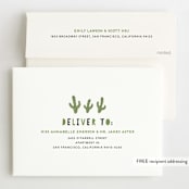 "Let's Fiesta" - Children's Birthday Party Invitations in Sage by Jen Banks - FREE Recipient Addressing