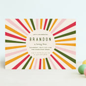 "Color Burst" - Children's Birthday Party Invitations in Gumdrop by Iveta Angelova - Front