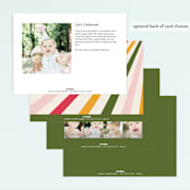 "Color Burst" - Children's Birthday Party Invitations in Gumdrop by Iveta Angelova - Back of Card Options