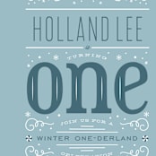 "Wintery Fun" - Children's Birthday Party Invitations in Frost by Leah Bisch - Detail