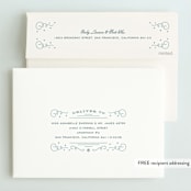 "Wintery Fun" - Children's Birthday Party Invitations in Frost by Leah Bisch - FREE Recipient Addressing