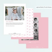 "Ballet Toes" - Children's Birthday Party Invitations in Mist by peetie design - Back of Card Options