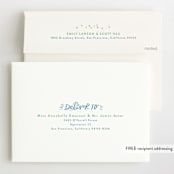 "Cupcake Topper" - Children's Birthday Party Invitations in Turquoise by Alethea and Ruth - FREE Recipient Addressing