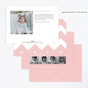 "Wild Cactus" - Children's Birthday Party Invitations in Blush by Baumbirdy - Back of Card Options