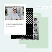 "Party Together" - Children's Birthday Party Invitations in Mist by Jennifer Postorino - Back of Card Options