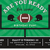 "Go Team" - Children's Birthday Party Invitations in Sporting Green by lena barakat - Detail
