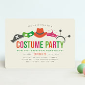 "Costume Party" - Children's Birthday Party Invitations in Fun by Jill Means - Front