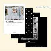 "My Age" - Children's Birthday Party Invitations in White by Kim Dietrich Elam - Back of Card Options