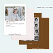 "Royal Ball" - Children's Birthday Party Invitations in Cindy by Giselle Zimmerman - Back of Card Options
