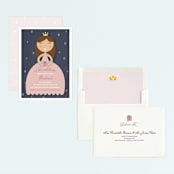 "Royal Ball" - Children's Birthday Party Invitations in Cindy by Giselle Zimmerman - Assembled