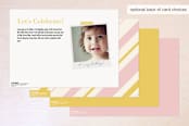"Birthday Fireworks" - Children's Birthday Party Invitations in Petal by Melanie Severin - Back of Card Options