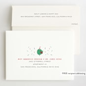 "Party Hippo" - Children's Birthday Party Invitations in Coral by Kanika Mathur - FREE Recipient Addressing