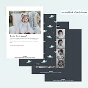 "Roswell" - Children's Birthday Party Invitations in Dessert by Gwen Bedat - Back of Card Options
