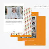 "Lit Candle" - Children's Birthday Party Invitations in Full Spectrum by Up Up Creative - Back of Card Options