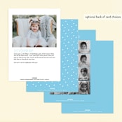 "We Survived Year One" - Children's Birthday Party Invitations in Sky by Carolyn MacLaren - Back of Card Options