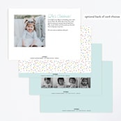 "Ice Cream Cone" - Children's Birthday Party Invitations in Frozen by Alethea and Ruth - Back of Card Options