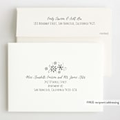 "Wintery" - Children's Birthday Party Invitations in Frost by JeAnna Casper - FREE Recipient Addressing