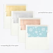 "Wintery" - Children's Birthday Party Invitations in Frost by JeAnna Casper - Envelope Liner Options
