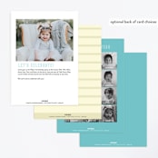 "Sail-ebrate" - Children's Birthday Party Invitations in Lagoon by Jessica Voong - Back of Card Options