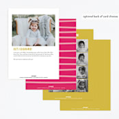 "Let's Get Creative!" - Children's Birthday Party Invitations in Highlighter by Olivia Goree - Back of Card Options