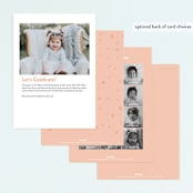 "Calling All Princesses" - Children's Birthday Party Invitations in Blush by Half Pint Studio - Back of Card Options
