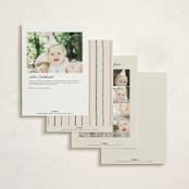 "Sweets & Treats" - Children's Birthday Party Invitations in Licorice by Sarah Rosenthal - Back of Card Options