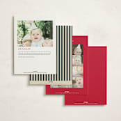 "Cherries" - Children's Birthday Party Invitations in Tomato by Kelly Watkins - Back of Card Options