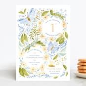 "Daisy Chains" - Children's Birthday Party Invitations in Olive Tree by Sarah Knight - Front
