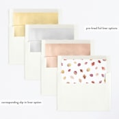 "Watercolor Leaf Frame" - Children's Birthday Party Invitations in Burnt Sienna by Jackie Crawford - Envelope Liner Options