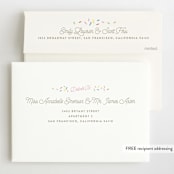 "Ice Cream Cone" - Children's Birthday Party Invitations in Frozen by Alethea and Ruth - FREE Recipient Addressing