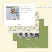"safari party animals" - Children's Birthday Party Invitations in Linen by Karidy Walker - Back of Card Options