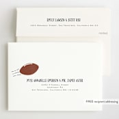 "Sports Fan" - Children's Birthday Party Invitations in Navy by Leah Bisch - FREE Recipient Addressing