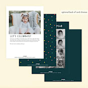 "Dinosaur Balloon" - Children's Birthday Party Invitations in Teal by Lori Wemple - Back of Card Options