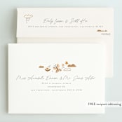 "pencil sketch" - Children's Birthday Party Invitations in Autumn by Anastasia Makarova - FREE Recipient Addressing