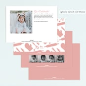 "Fun Baking" - Children's Birthday Party Invitations in Blush by heythird - Back of Card Options