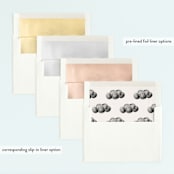 "Forest Friends" - Children's Birthday Party Invitations in Sephia by Anastasia Makarova - Envelope Liner Options
