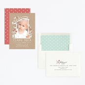 "She's One" - Children's Birthday Party Invitations in Bouquet by JeAnna Casper - Assembled