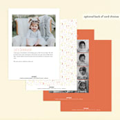"First Fiesta" - Children's Birthday Party Invitations in Multi Bright by Julie Murray - Back of Card Options