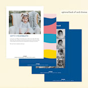 "Fun Sun" - Children's Birthday Party Invitations in Carribean by Baumbirdy - Back of Card Options
