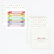 "Colorful Party" - Children's Birthday Party Invitations in Coral by heythird - Assembled
